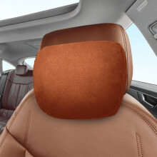 Pernă de gât auto pentru tetiere din piele întoarsă Superfiber 11.8x7.5inch