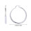 925 Sterling Silver Hoop Ear Studs for Women 2