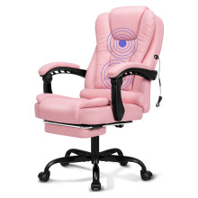 (Pink) ELFORDSON Massage Office Executive Chair