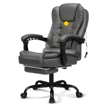 (Grey) ELFORDSON Massage Office Executive Chair