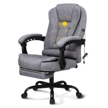 (Fabric Grey) ELFORDSON Massage Office Executive Chair
