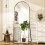 Full Length Arch Floor Mirror Black 71x26 Inch 4