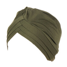 Turban extensible en polyester pour femme – Taille unique