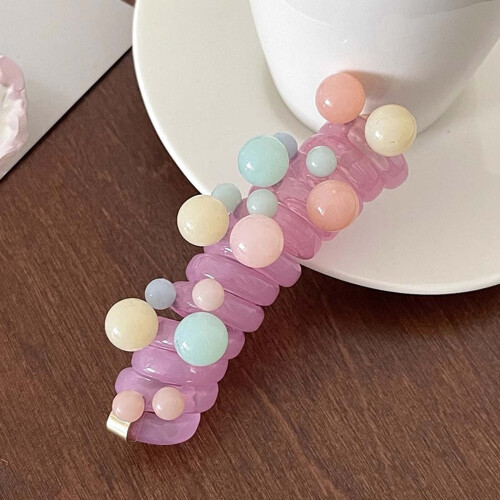 Elastici per capelli a spirale per cavo telefonico – Confezione da 1