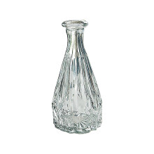 Vaso pequeno vintage de vidro para flores pequenas – 15 cm de altura