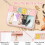 Chenille Letter Clear Pocket med mudd, PVC/PU-dragkedja 4