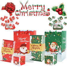 Green Merry Christmas Surprise Gift Box – Folding, Bouncing, Pop-up Explosion Box for Money, Compatible with 2025 Holidays