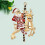 Broche de Noël en cristal, 6,1 x 4 cm 2