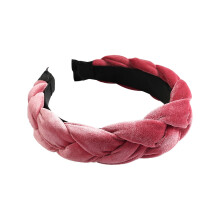 Diadema trenzada vintage acolchada para mujer – Amplia comodidad