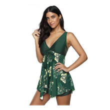 (style2136) Womens Bathing Suits Tummy Control Swimdress Athletic One Piece Swimsuits for Women Swimwear