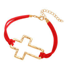 Elegant Openwork Crosses Inspired Bracelet Versatile Style-gold