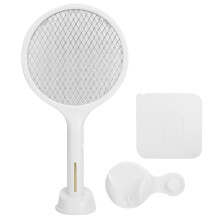 Tapette à mouches électrique, appareil antiparasitaire portable et sûr avec diffusion de lumière à 360, tue-moustiques 4000 V pour une