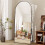 Full Length Arch Floor Mirror Black 71x26 Inch 1