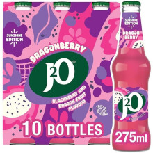 J2O Blackberry & Dragonfruit 275ml Bottle (Pack of 10)