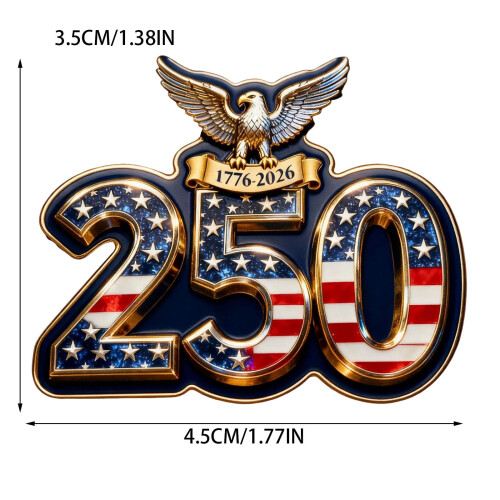 Biorán Laipéil Comóradh 250 Bliain SAM – 1776–2026 2