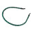 Fascia per capelli da donna con strass, verde, 13,5 cm x 0,6 cm 1