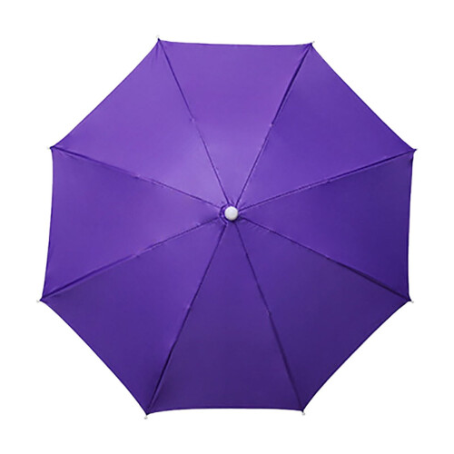 Sammenfoldelig paraplyhat til sol og regn 64 cm, 8 ribber, UPF40+