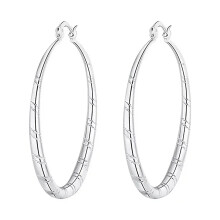 Oqueey Sterling Silver Ear Stud Hoop Earrings