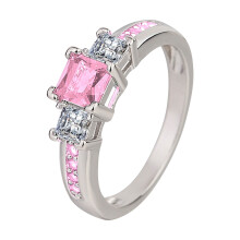 Damhalsband med justerbart öppet ring i vintage-stil i koppar
