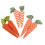 6Pcs Lightweight Fabric Easter Carrots for Kitchen and Yard Decoration 1