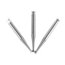 3Pcs Silver Tungsten Carbide Rotary Burr Set for Dental Metal Grinding