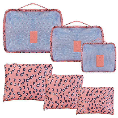 9-teiliges Reise-Packwürfel-Set – Nylon, Netzoberseite 1