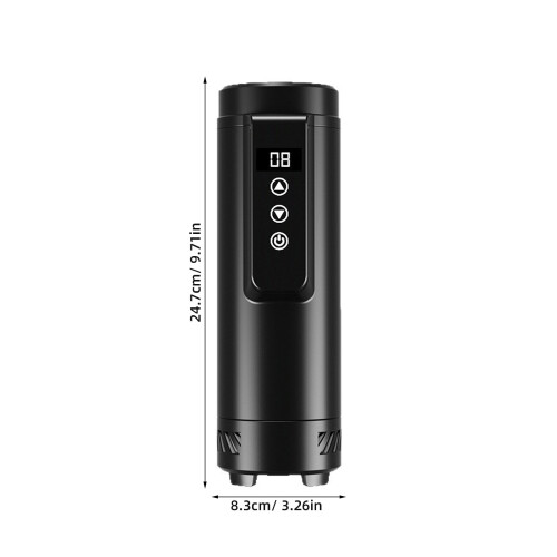 Portable Insulin Cooler Black USB Powered LCD Display Travel Case 1
