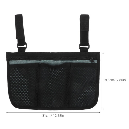 Pochette Rangement Avec - Noir Pour Fauteuil 1