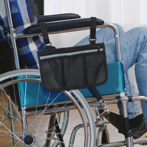 Pochette Rangement Avec - Noir Pour Fauteuil 2