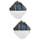 2Pcs High Conversion Solar Lights Waterproof Wall Lamps for Garden Use 6