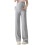 Comfortable Pregnancy Lounge Pants Feature Belly-light gray L 1