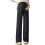 Supportive Maternity Pants Comfortable Belly Design for-Black L 1