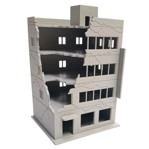 1:144 Modelleisenbahnlandschaft der Scherbenwelt, zerstörtes-8