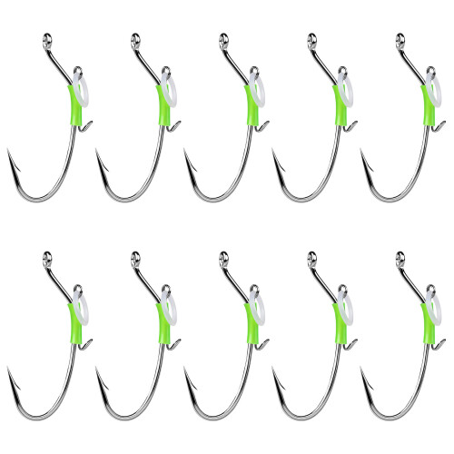 10pcs High Performances Hook Features Glowing Technology for-3