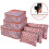 9-teiliges Reise-Packwürfel-Set – Nylon, Netzoberseite 1