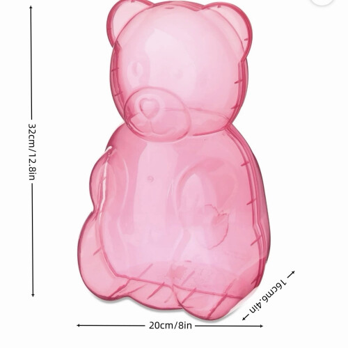 Lila Bärenförmiger Gummibärchenbehälter 13 Zoll 2