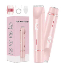 Bikini Trimmer, IPX7 Waterproof 2 - in - 1 Electric Razor with Type - C Charging, Painless for Sensitive Skin Grooming