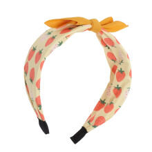 Flower Headband for Kids Orange Yellow 1 Pc