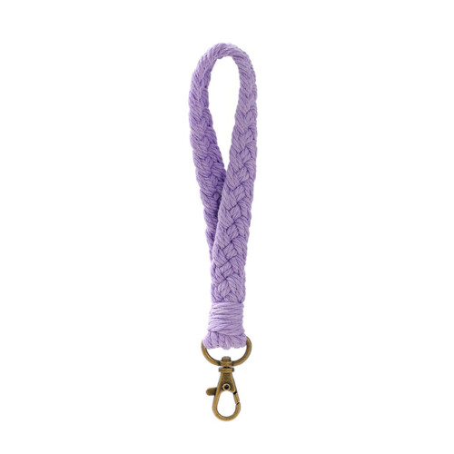 Bavlněný poutko na telefon s makramé vzorem v boho stylu