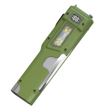 Rechargeable Flashlights Clip On LED Torch High-Green