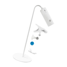 LED Desk Lamp Touch Control Magnetic Base-White