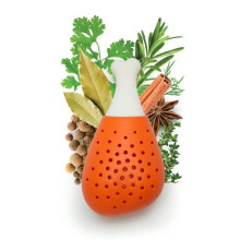 (dog bone) Creative Silicone Eco-Friendly Dog Bone & Drumstick Spice Ball Reusable Soup Stew Seasoning Filter Infuser Strainer Kitchen Cooking Gadget