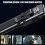 Rechargeable Flashlights Clip On LED Torch High-Green 7