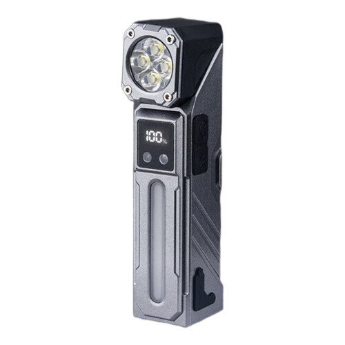 Waterproof Outdoor Emergency Light Small Torch Work Light-grey