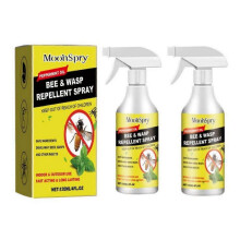 (2pcs) 1-3pcs Bee & Wasp Repellent Spray, Wasp Spray with Natural Plant-Based Peppermint Oils Bee Spray