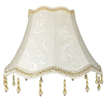 E27 Interface Cloth Tassels Lampshades Wall-Green grass 30cm
