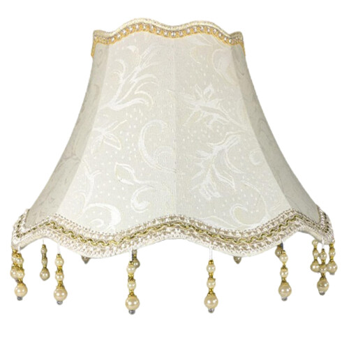 E27 Interface Cloth Tassels Lampshades Wall-Green grass 30cm