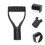 Comfortable Black Plastic Spade Handle Attachment for Yard Work 6