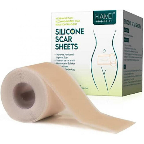 3m Silicone Scar Sheets Professional for Scars Caused By C-section Surgery Burn