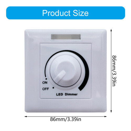 12V-24V LED Dimmer Adjustable Switches Brightness Panel 2